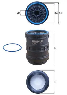 MAHLE KC646D Фильтр-сепаратор топливный