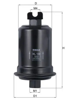 MAHLE KL128 Фильтр топливный MITSUBISHI: