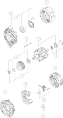 MAHLE MG327 Генератор