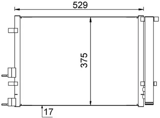 MAHLE AC706000S Конденсатор, кондиционер