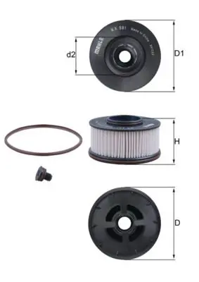 MAHLE KX591D SPARE PARTS
