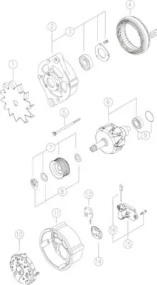MG 313 MAHLE Генератор