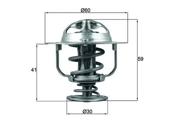 MAHLE TX17782D Термостат