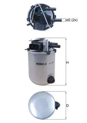 MAHLE KL909 Фильтр топливный