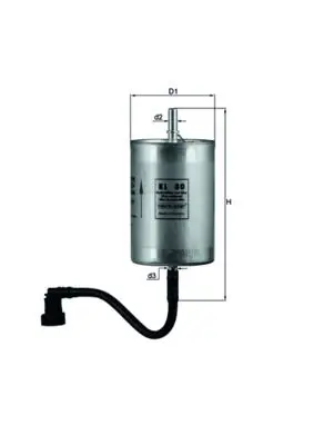 MAHLE KL80 Фильтр