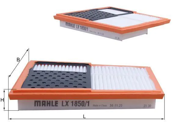 MAHLE LX18501 Фильтр воздушный левый.
