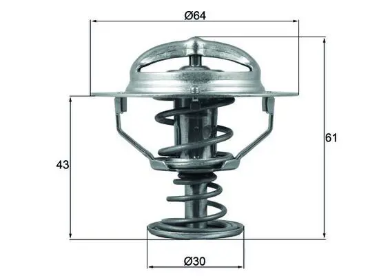 MAHLE TX17878D Термостат