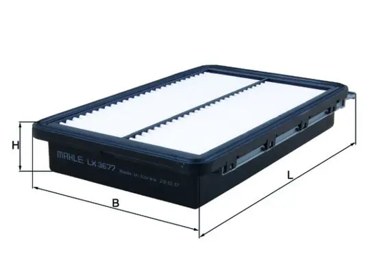 MAHLE LX3677 Фильтр воздушный HYUNDAI: