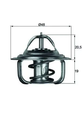 MAHLE TX192D ТЕРМОСТАТ OP ASTRA 1.6 98-05