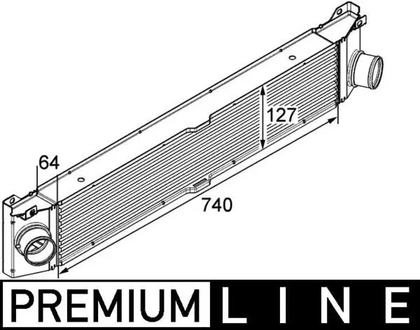 MAHLE CI158000P Интеркулер