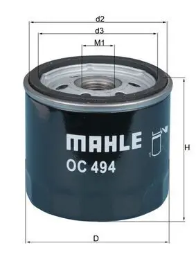 MAHLE OC494 Фильтр