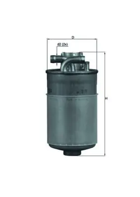 MAHLE KL154 Фильтр топливный AUDI: A4/A4