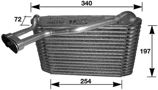MAHLE AE34000S Испаритель