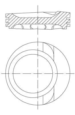030 68 01 MAHLE Поршнекомплект