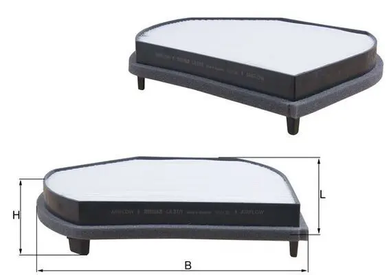 MAHLE LA371 Фильтр салона MB W202/W210