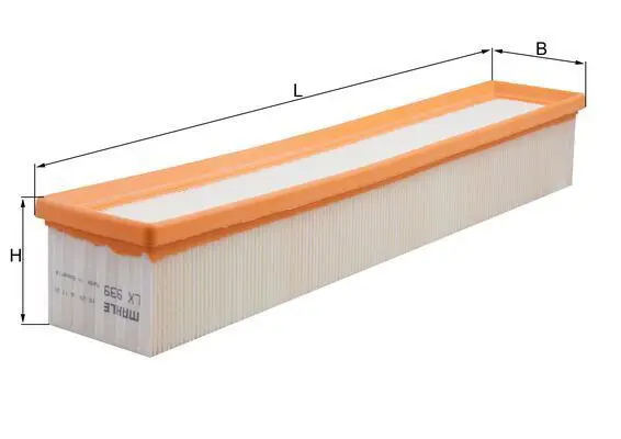 MAHLE LX939 Фильтр воздушный