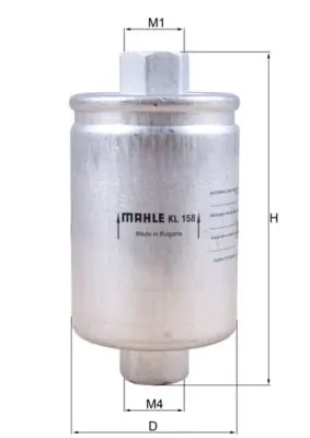 MAHLE KL158 Фильтр топливный