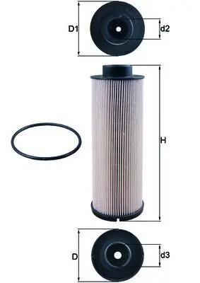 MAHLE KX731D Фильтр топливный MAN TGA