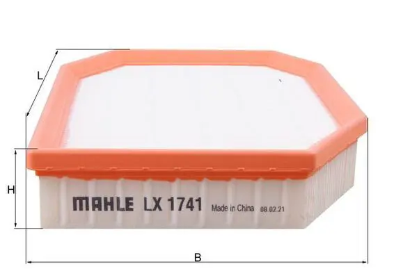 MAHLE LX1741 Фильтр воздушный BMW: 5-serie