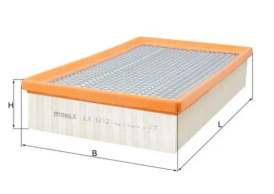 MAHLE LX1212 Фильтр воздушныйE65 - E66 N62