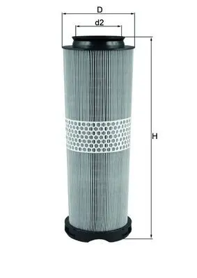 MAHLE LX1020 Фильтр воздушный