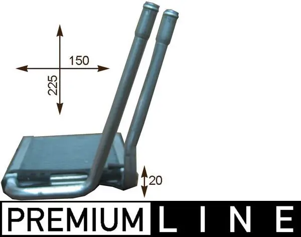 MAHLE AH202000P Теплообменник, отопление