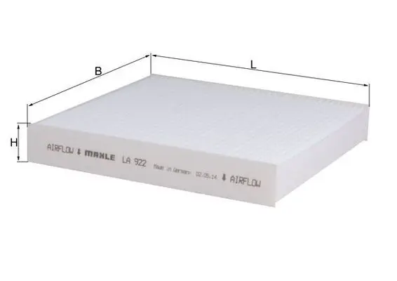 MAHLE LA922 Фильтр