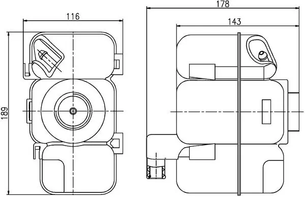 MAHLE CRT206000S Бачок расширительный