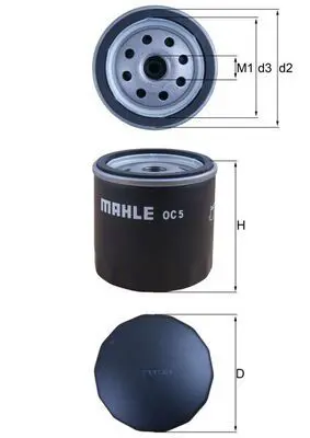 MAHLE OC5 Фильтр масляный