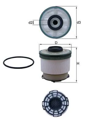 MAHLE KX385D Фильтр топливный
