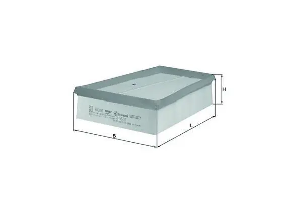 MAHLE LX9572 Фильтр воздушный RENAULT