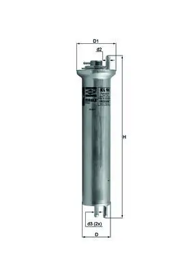 MAHLE KL96 Фильтр топливный
