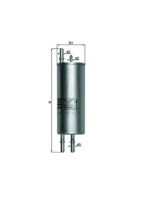 MAHLE KL167 ТОПЛИВНЫЙ ФИЛЬТР