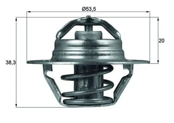 MAHLE TX8888D Термостат CITROEN: AX 86-98,