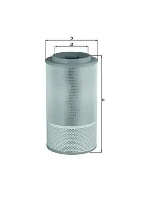 MAHLE LX1024 Фильтр возд., MAN TGA