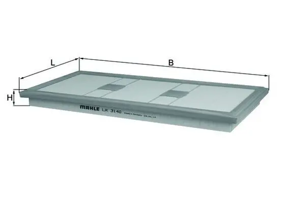 MAHLE LX3140 Фильтр воздушный