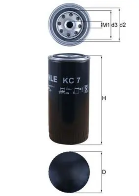 MAHLE KC7 Фильтр