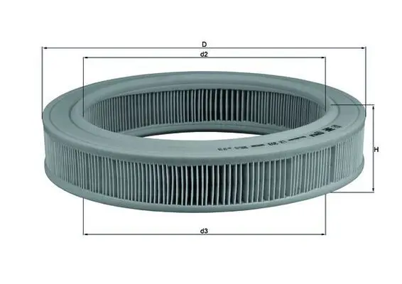 MAHLE LX203 Фильтр воздушный