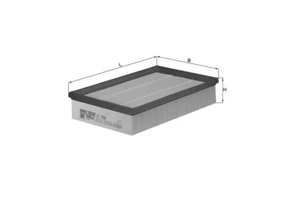 MAHLE LX1596 Фильтр воздушный NISSAN: