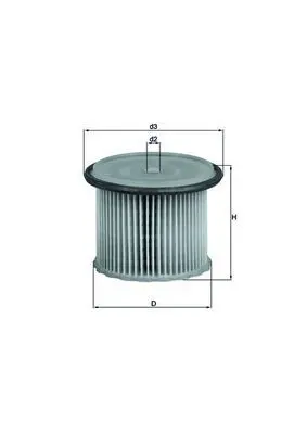 MAHLE KX631 Фильтр топливный CITROEN: