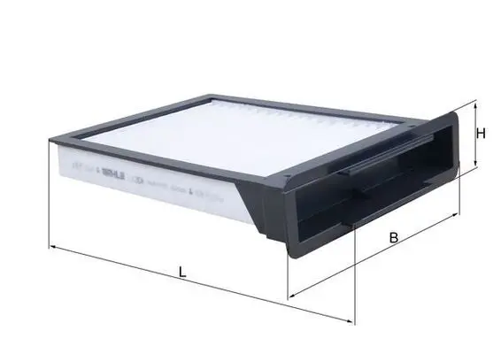 MAHLE LA304 Фильтр воздушный салона