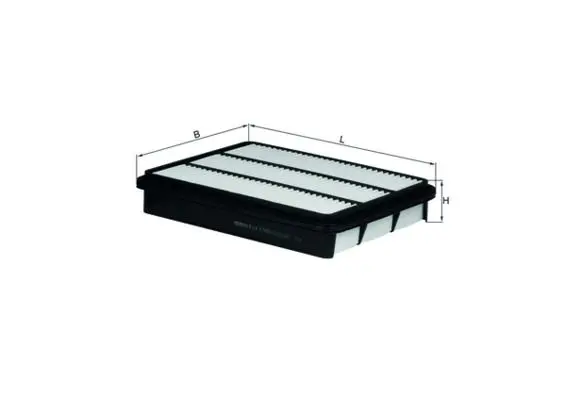 MAHLE LX1700 Фильтр воздушный TOYOTA: LAND