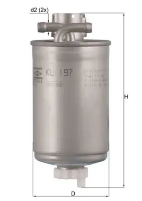 MAHLE KL197 Фильтр