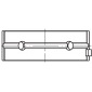 001HL19810025 MAHLE Вкладыши двигателя коренные