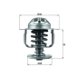 TX11082D MAHLE Вставка термостата