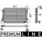 CI166000P MAHLE Интеркулер