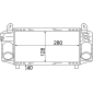 CI72000S MAHLE Интеркулер