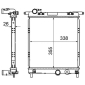 CR831000S MAHLE Радиатор охлаждающей жидкости