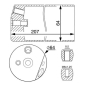 AD14000S MAHLE Осушитель, кондиционер