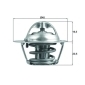 TX20482D MAHLE Термостат FORD: B-MAX 12-,